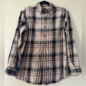 Vintage Plaid Button Down Shirt